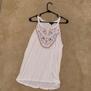 White Summer Tank Top